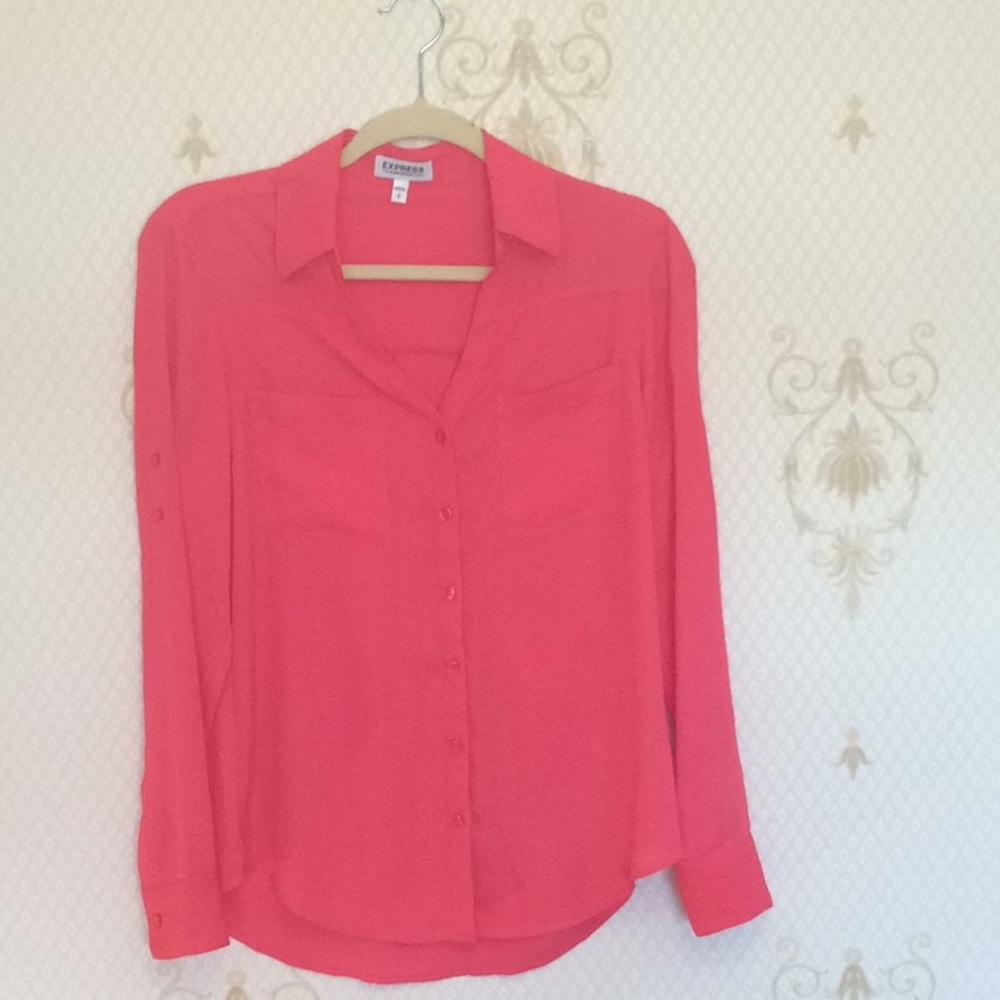 Express Pink Portofino Blouse